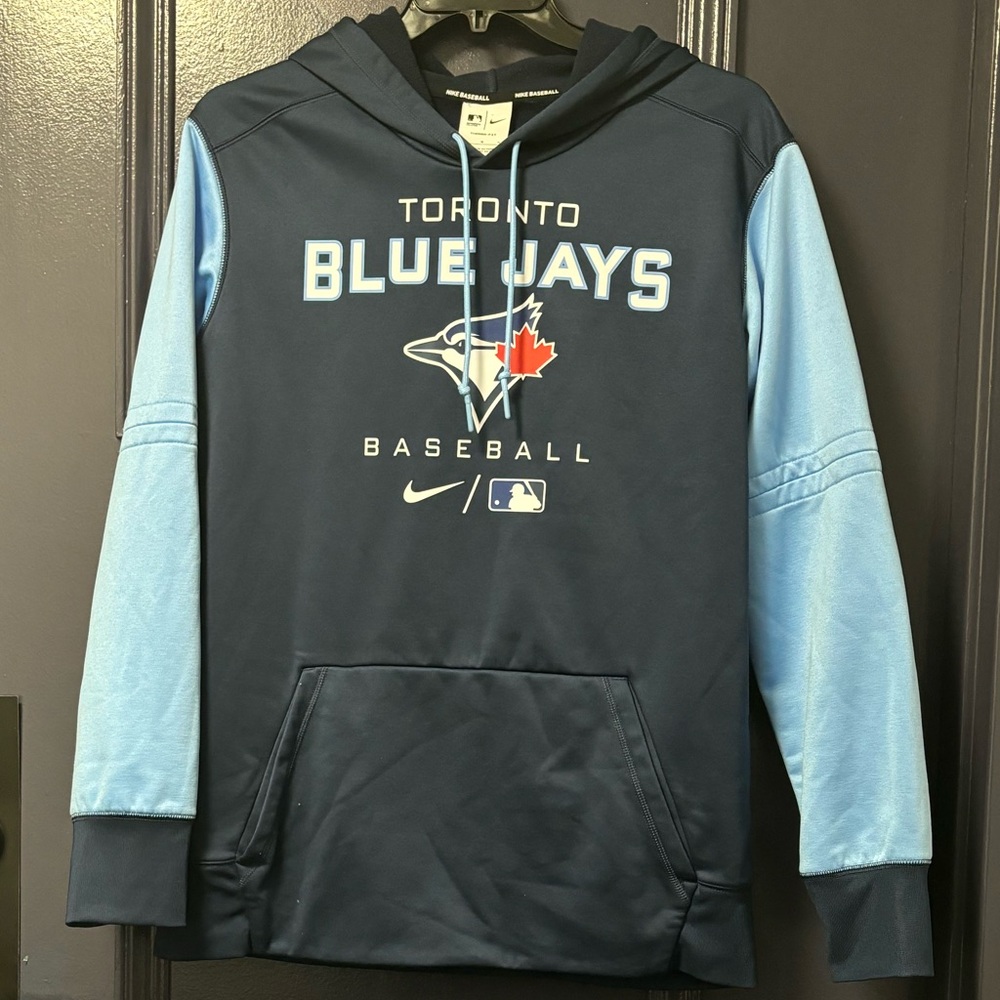 Nike Blue Jays Baseball Hoodie - Navy and Light Blue